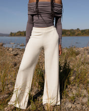 Load image into Gallery viewer, Lara - Knit Flared Pants - Cream
