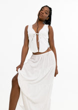 Load image into Gallery viewer, Bree – Layered ruffle maxi skirt

