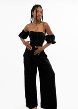 Load image into Gallery viewer, Flo - Drawstring Pants - Black
