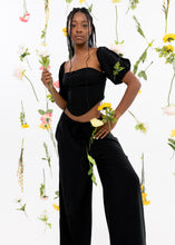 Load image into Gallery viewer, Flo - Drawstring Pants - Black
