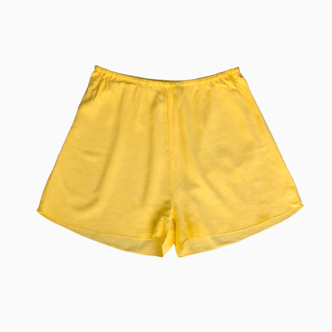 Lua - Elastic shorts - Yellow