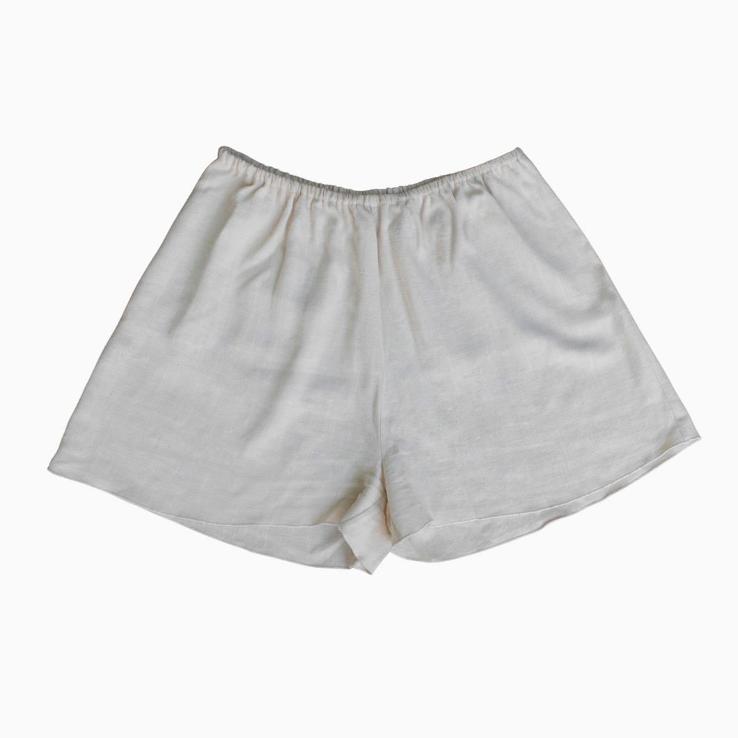Lua - Elastic shorts - Natural