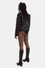 Load image into Gallery viewer, Kara - Vegan Leather Convertible Jacket
